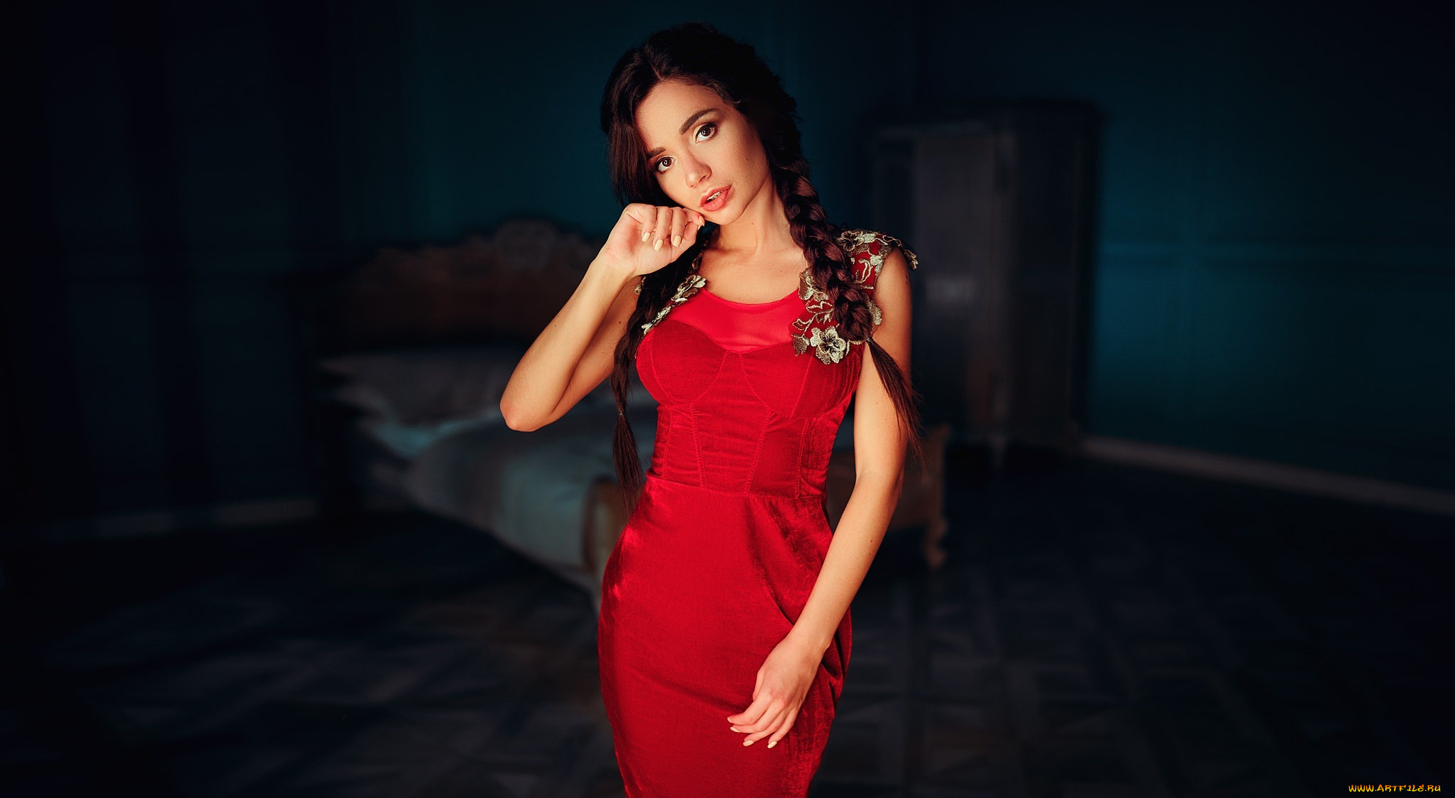 девушки, -unsort, , брюнетки, , шатенки, коса