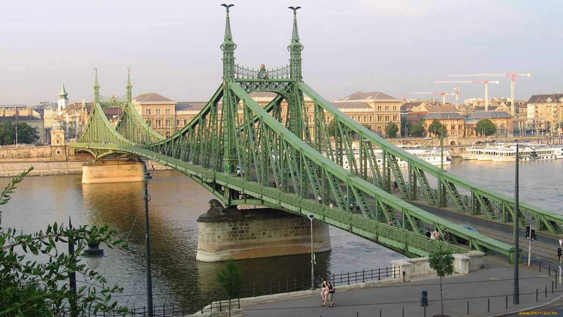 города, -, мосты, город, мост