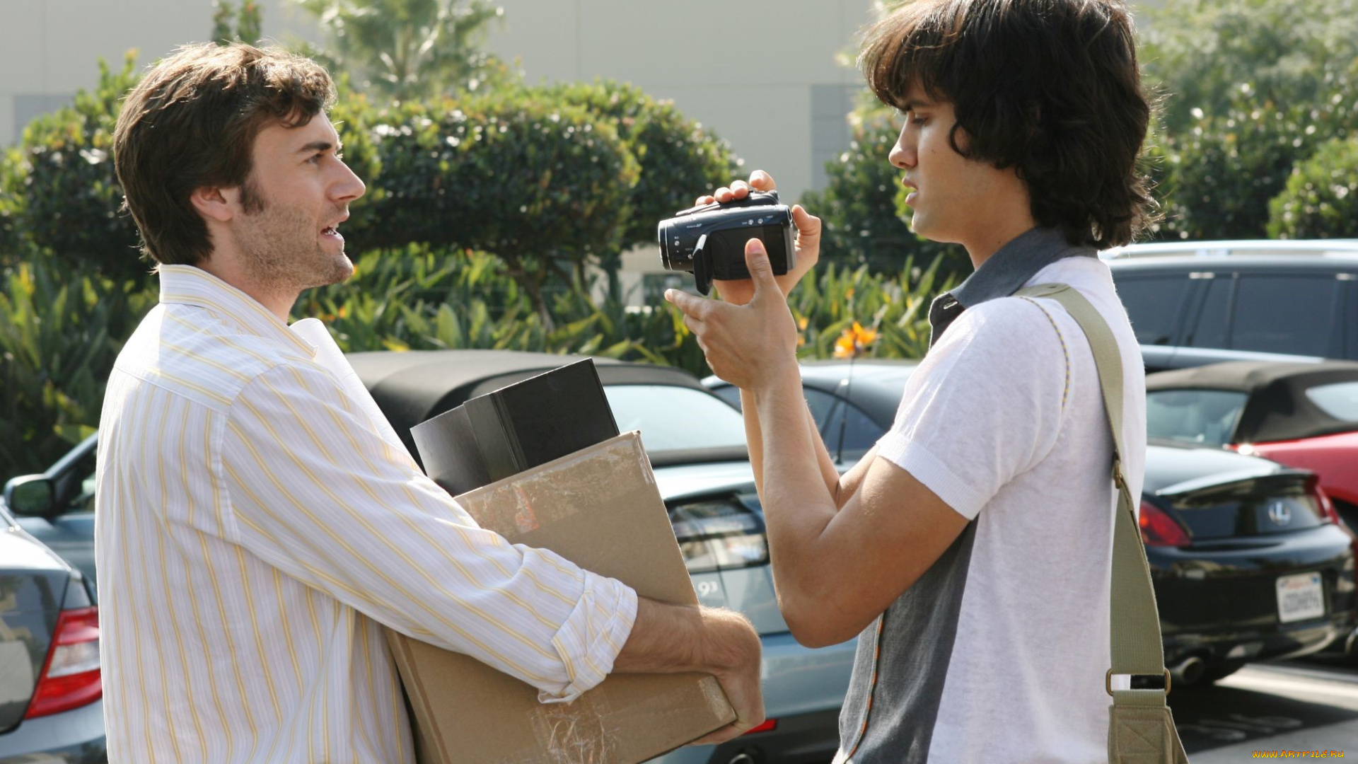 кино, фильмы, 90210, камера, навид, разговор, коробка, преподаватель, беверли, хилз