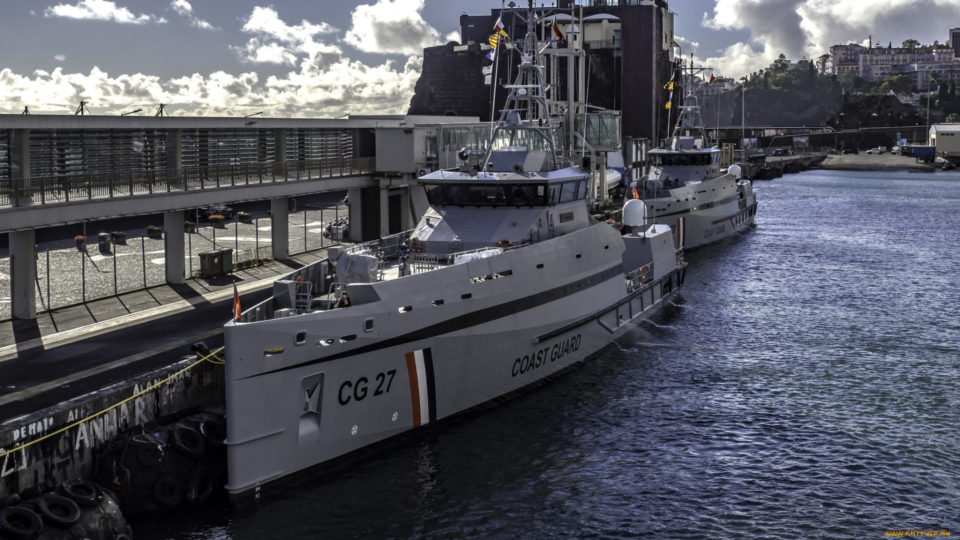 корабли, катера, береговая, охрана