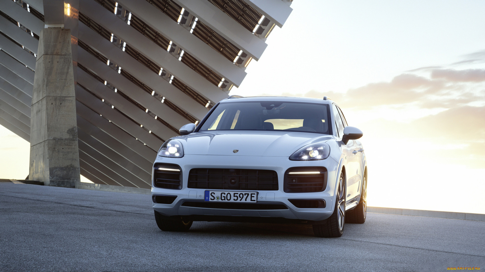 porsche, cayenne, e, hybrid, 2019, автомобили, porsche, cayenne, e, hybrid, 2019, белый