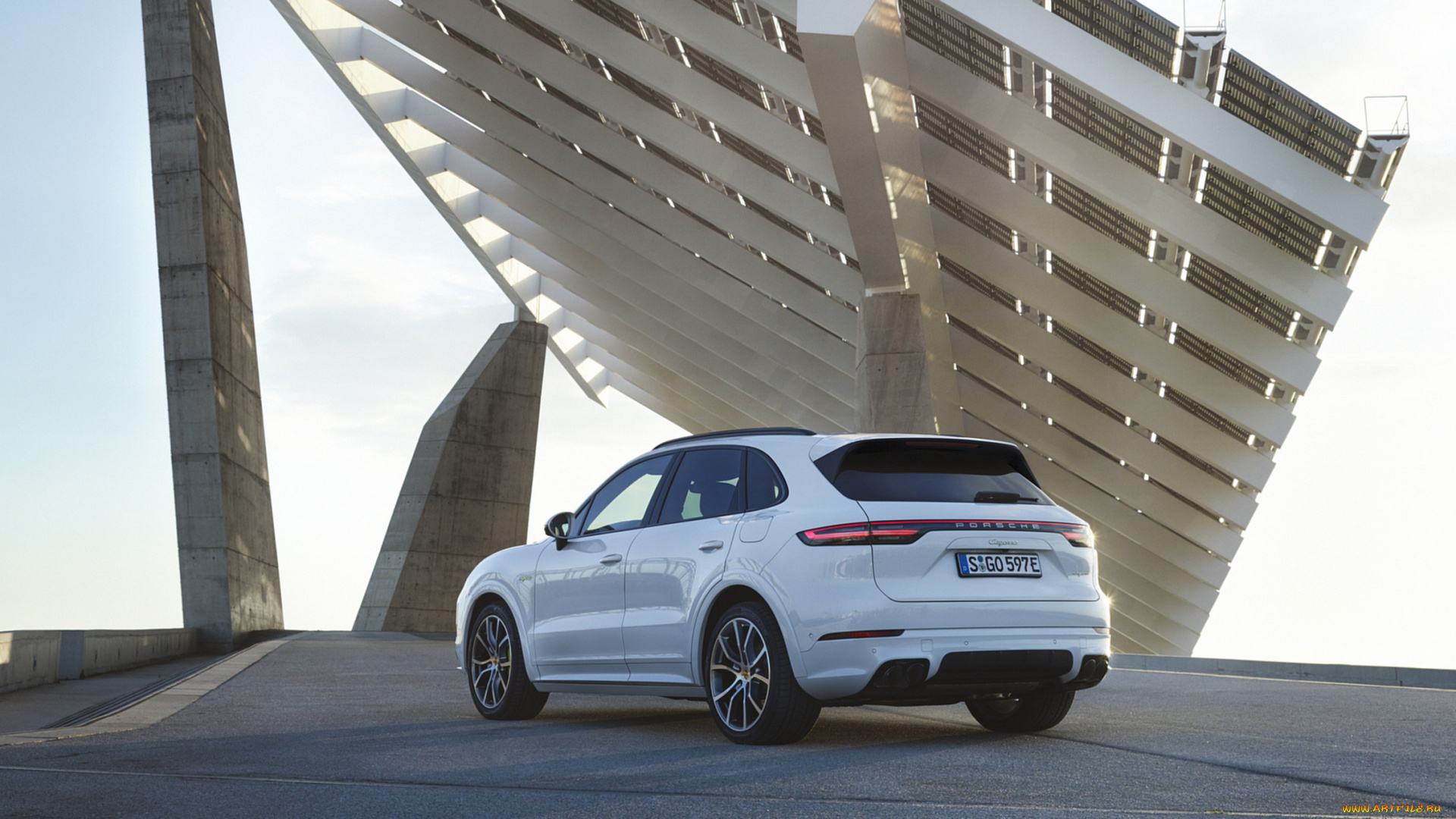 porsche, cayenne, e, hybrid, 2019, автомобили, porsche, cayenne, e, hybrid, 2019, белый