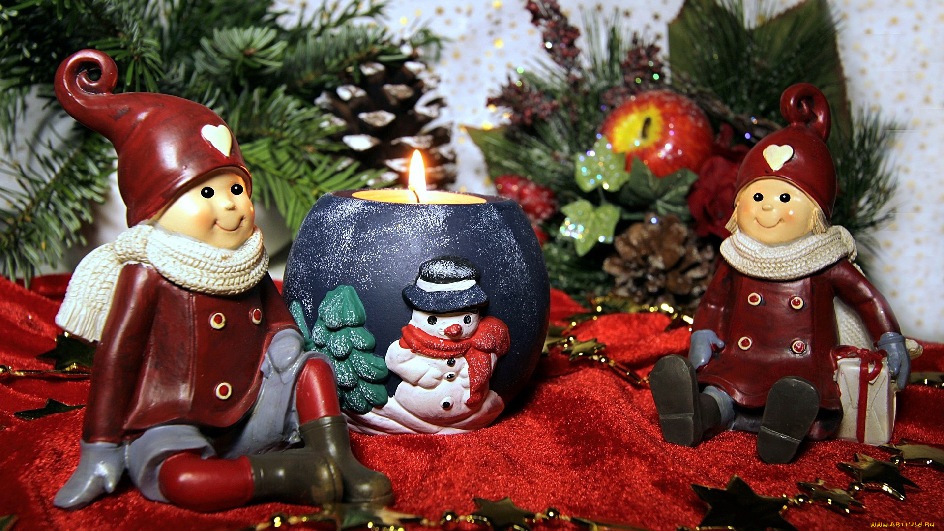 праздничные, фигурки