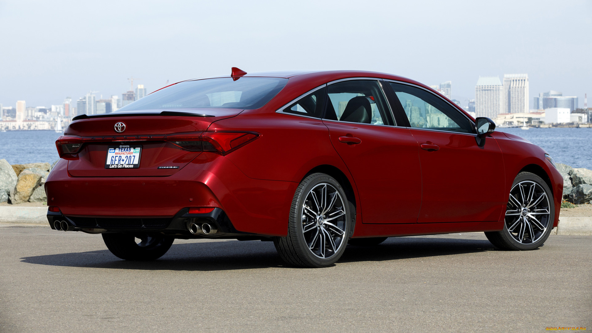 toyota, avalon, touring, 2019, автомобили, toyota, avalon, красный, 2019, touring