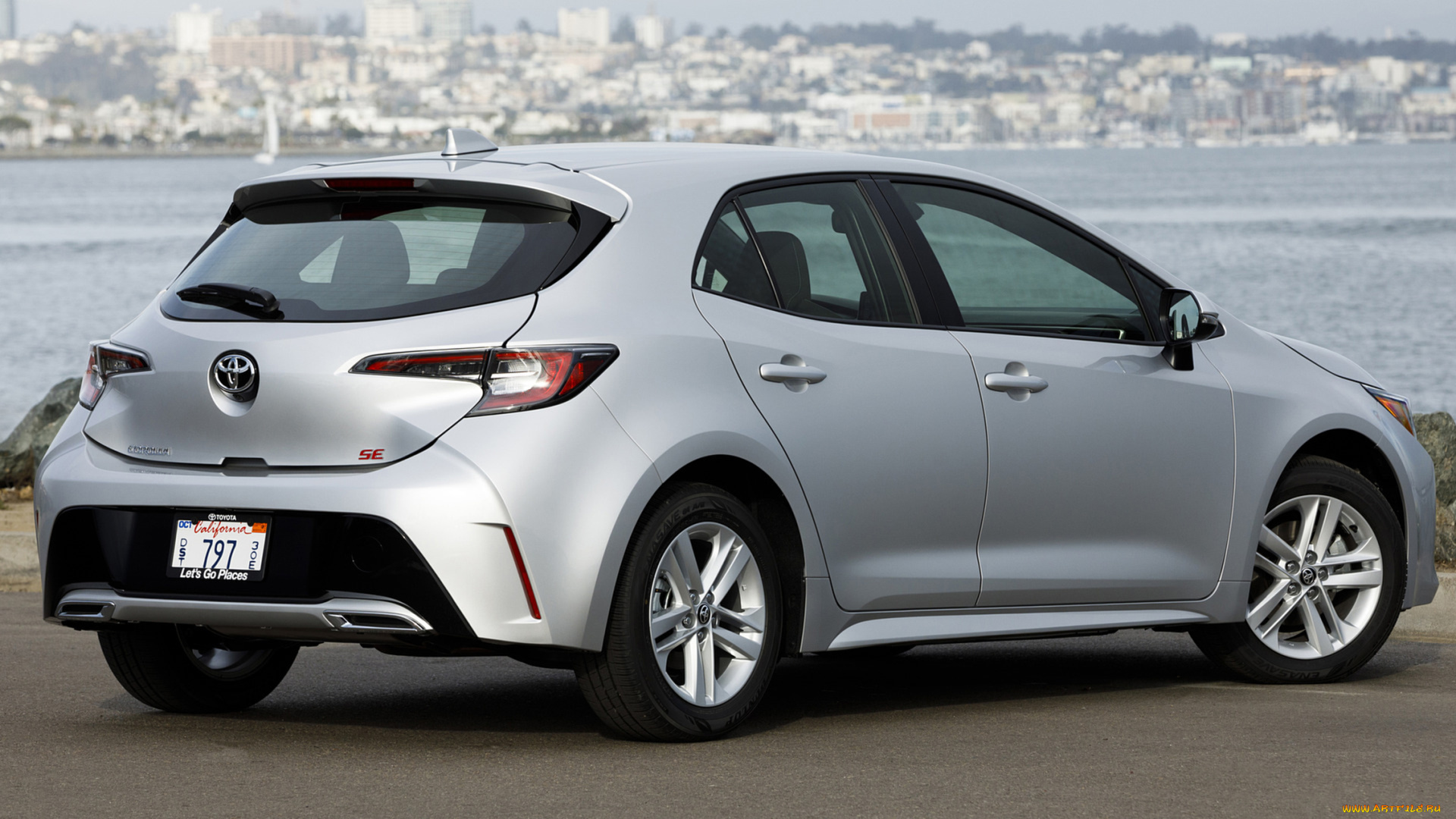 toyota, corolla, hatchback, 2019, автомобили, toyota, металлик, серебряный, 2019, hatchback, corolla