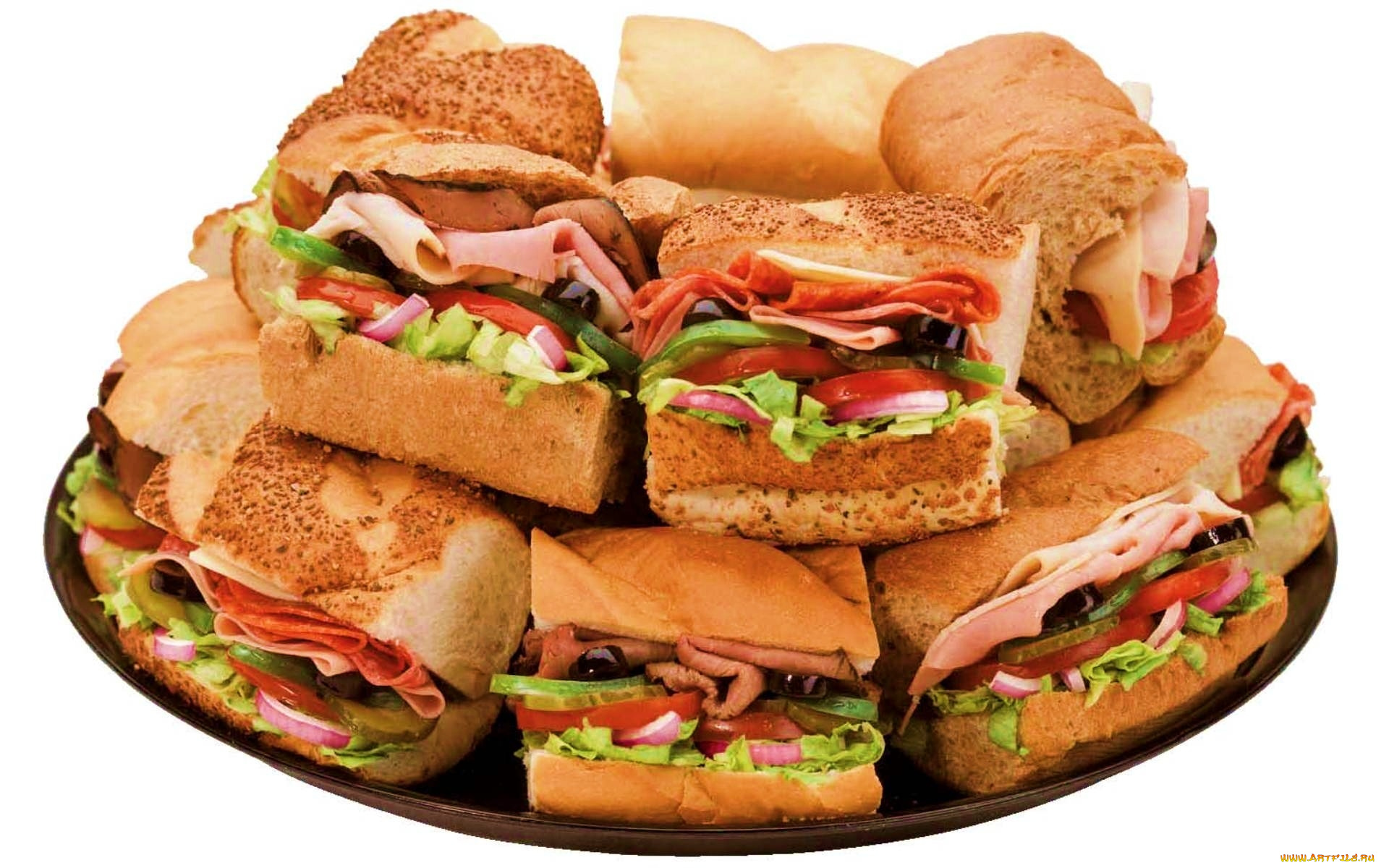 еда, бутерброды, , гамбургеры, , канапе, ветчина, сэндвич