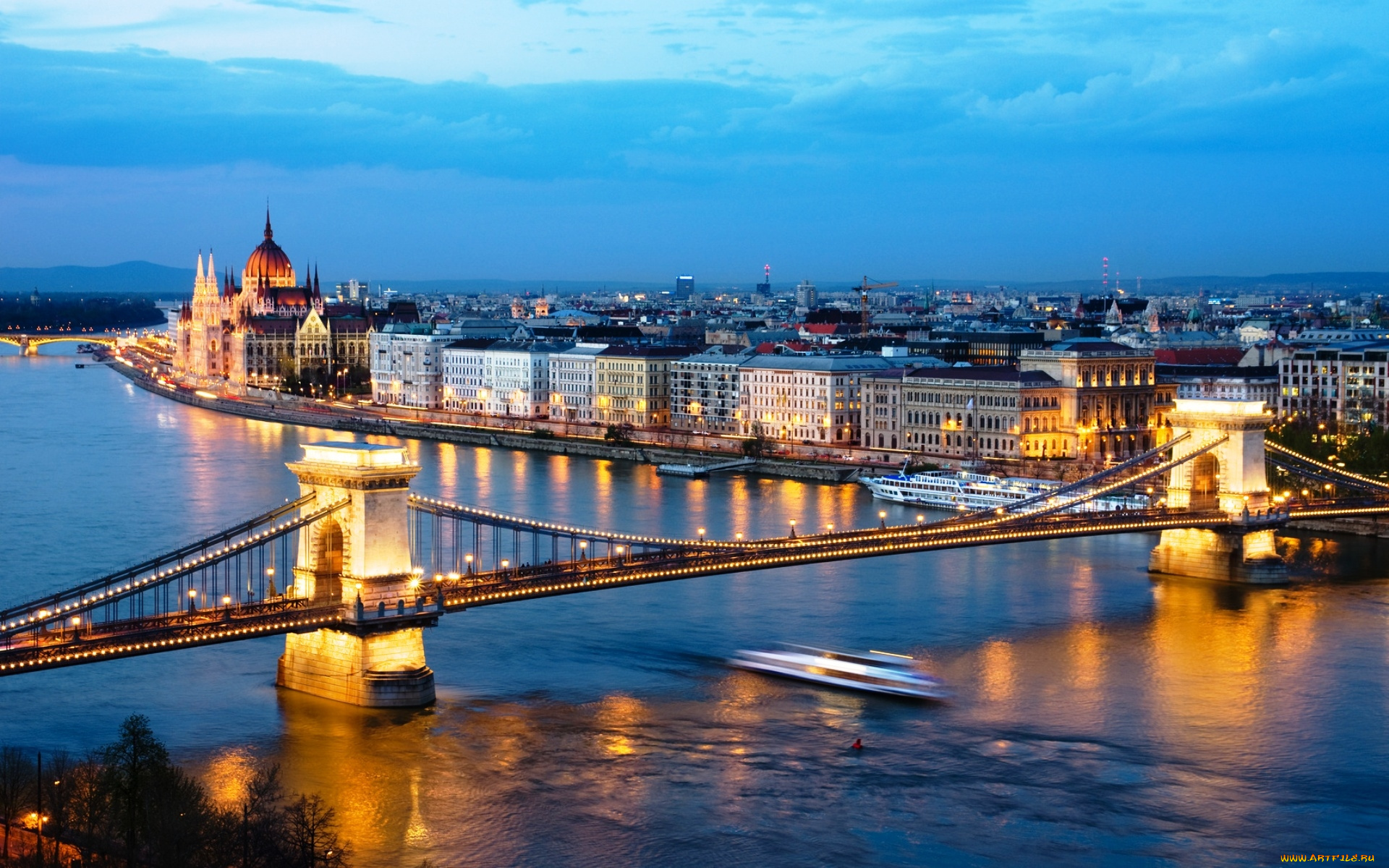 города, -, мосты, город, мост