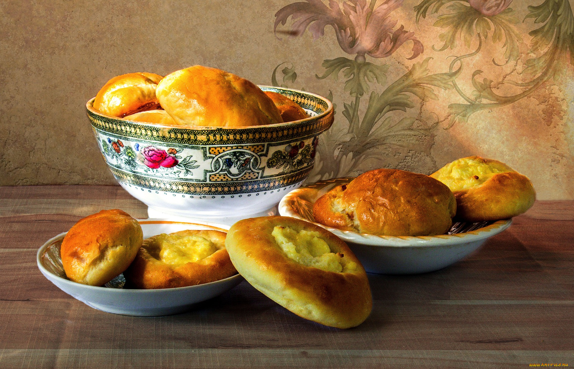 еда, хлеб, , выпечка, пирожки