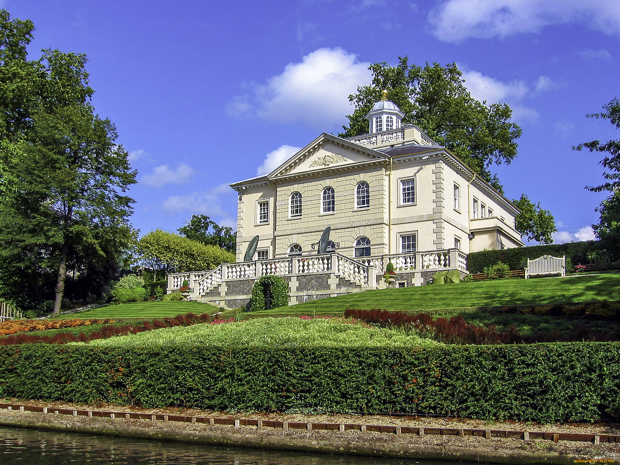 города, -, здания, , дома, простор