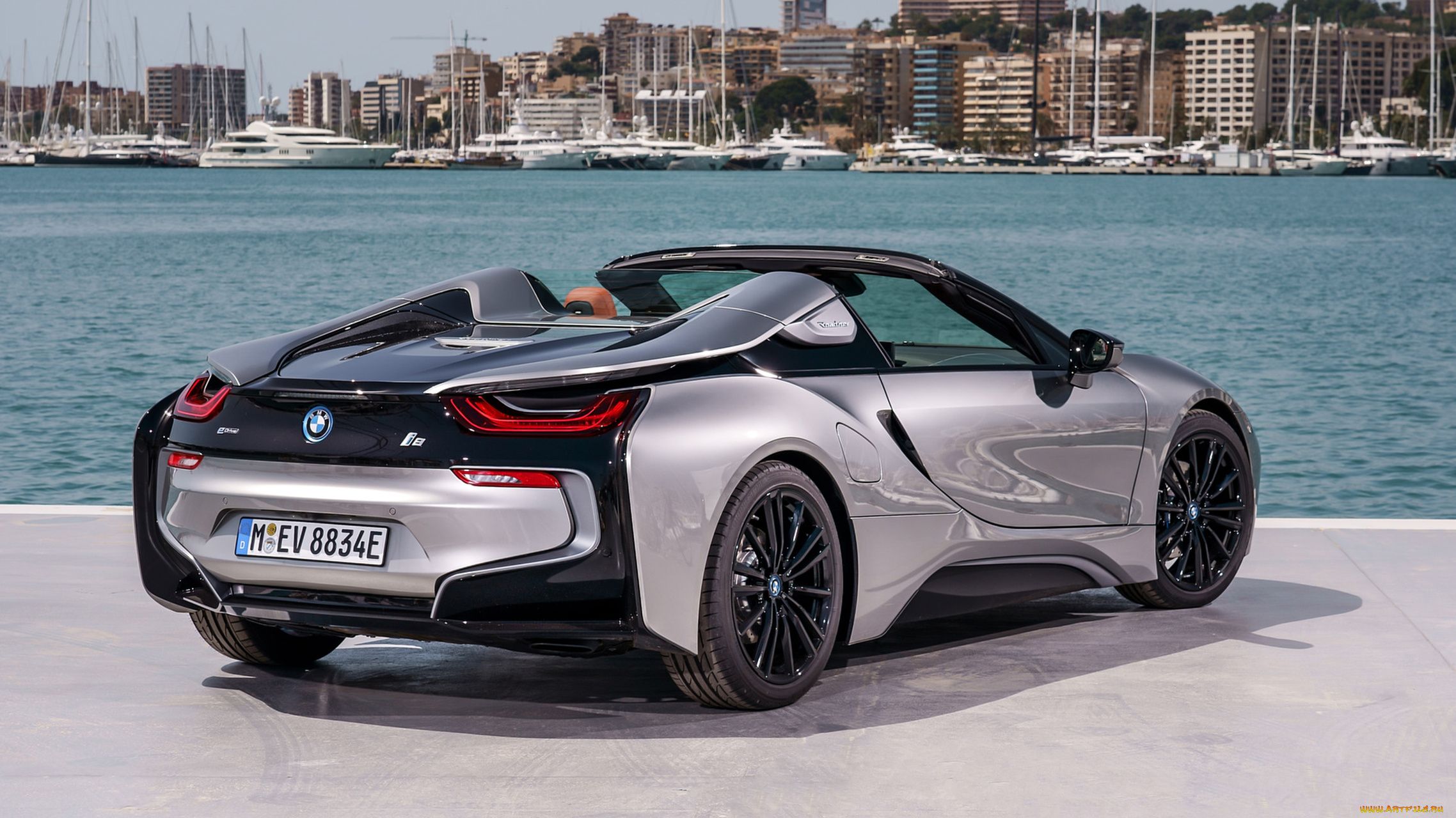 bmw, i8, roadster, 2019, автомобили, bmw, 2019, металлик, серебряный, roadster, i8