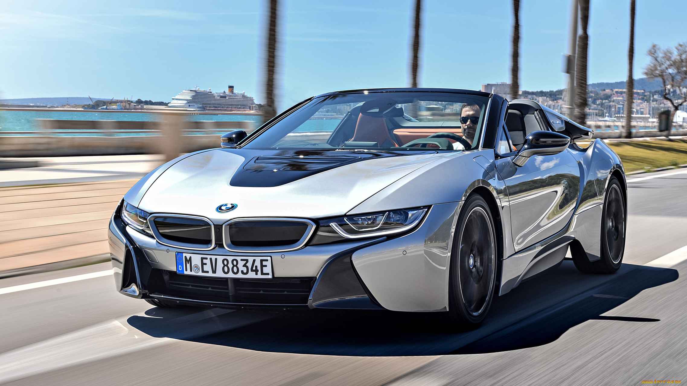 bmw, i8, roadster, 2019, автомобили, bmw, металлик, серебряный, 2019, roadster, i8