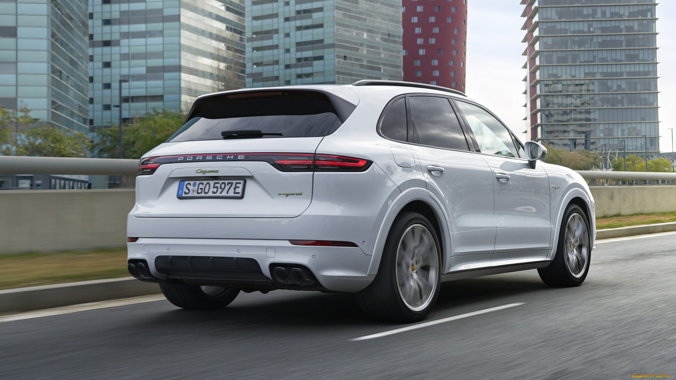 porsche, cayenne, e, hybrid, 2019, автомобили, porsche, cayenne, e, hybrid, 2019, белый