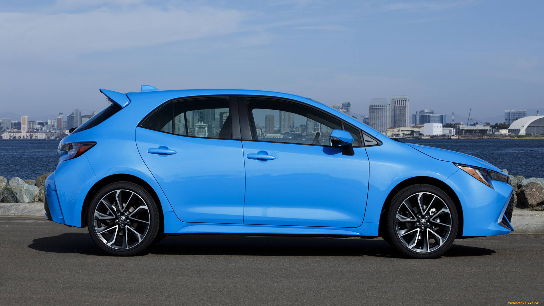 toyota, corolla, hatchback, 2019, автомобили, toyota, blue, 2019, corolla, hatchback