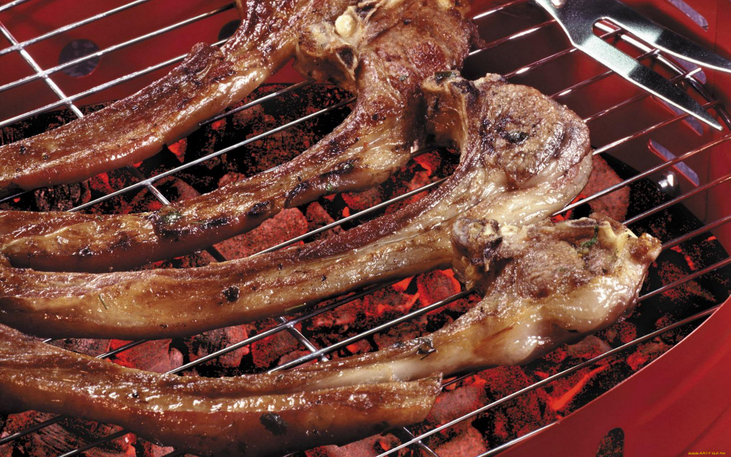 еда, шашлык, , барбекю, огонь, ребрышки, решетка