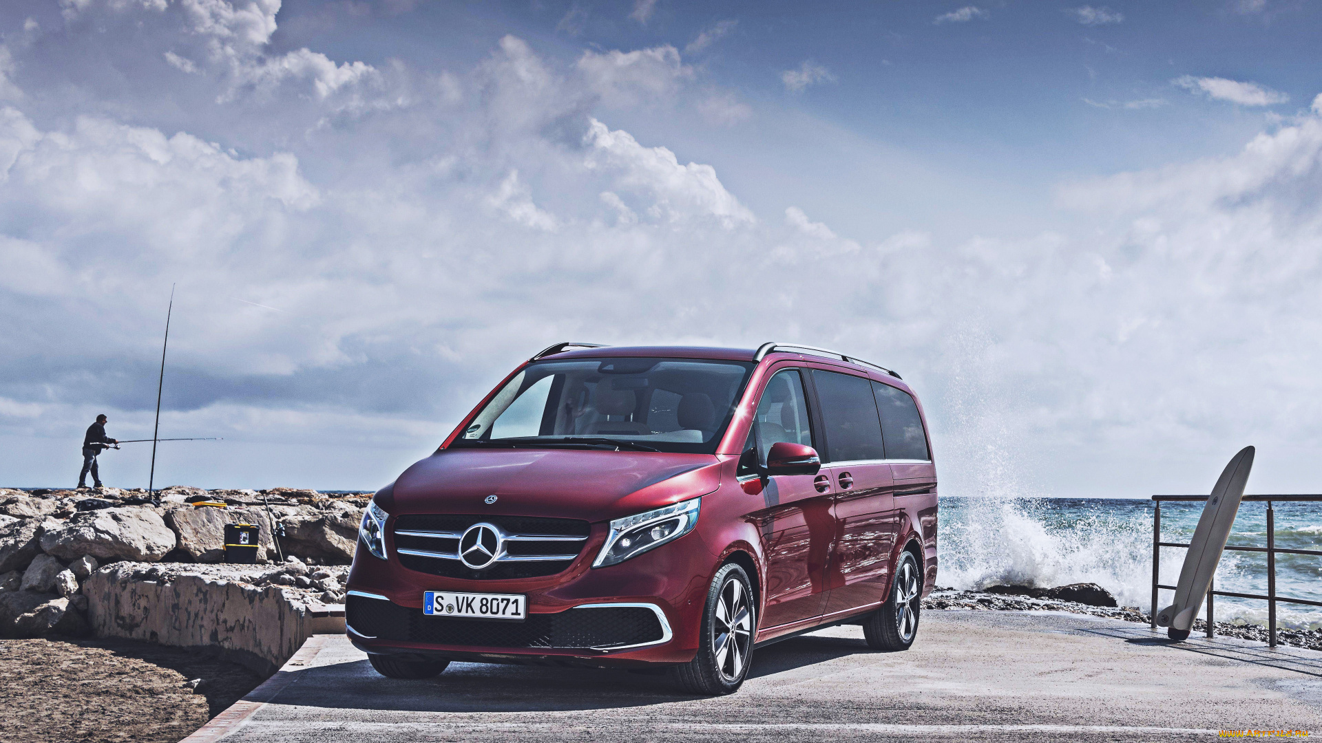 2019, mercedes-benz, v300, автомобили, mercedes-benz, d, exclusive, line, микроавтобус, 2019, br447, тюнинг, немецкие, mercedes, benz