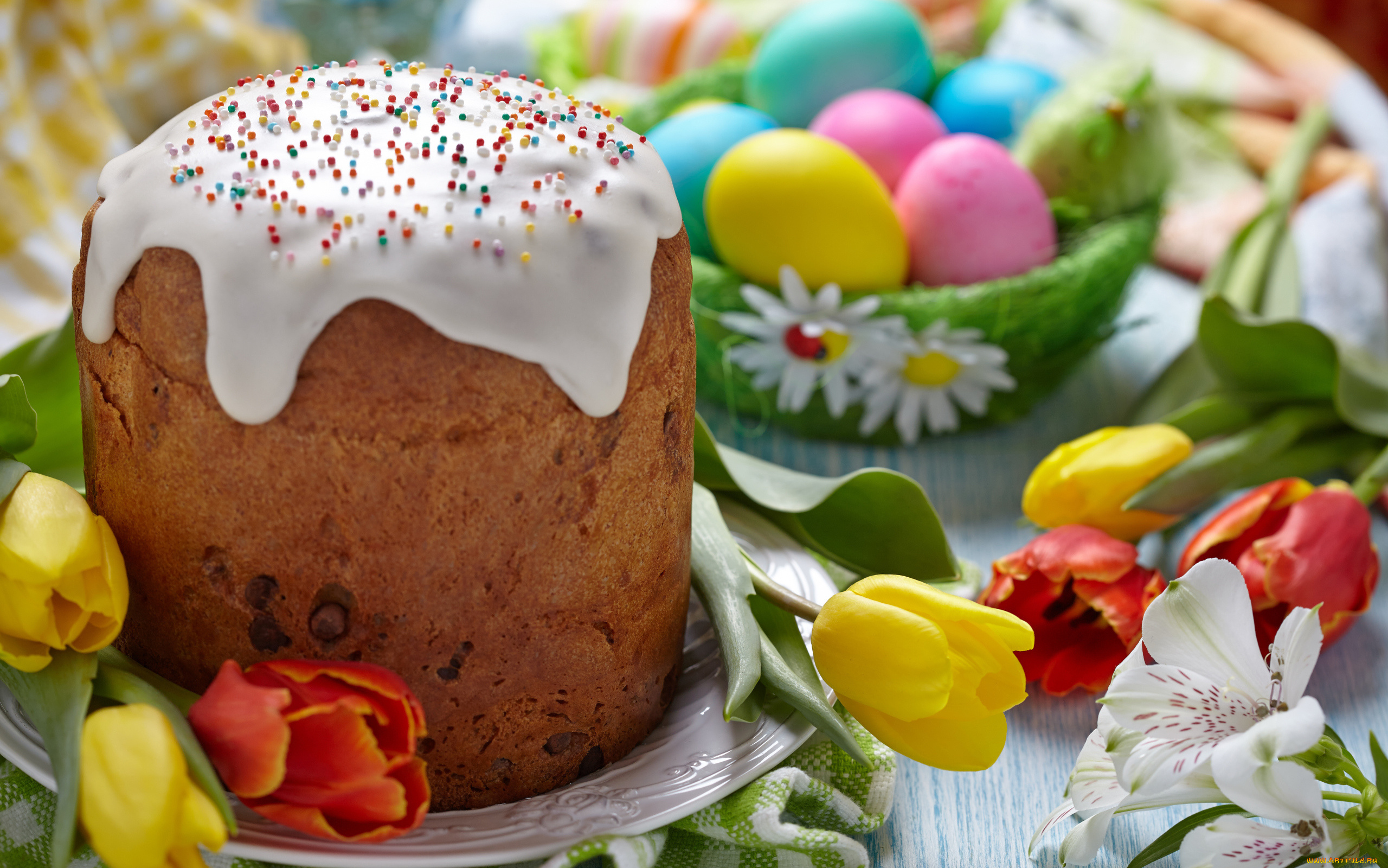 праздничные, пасха, кулич