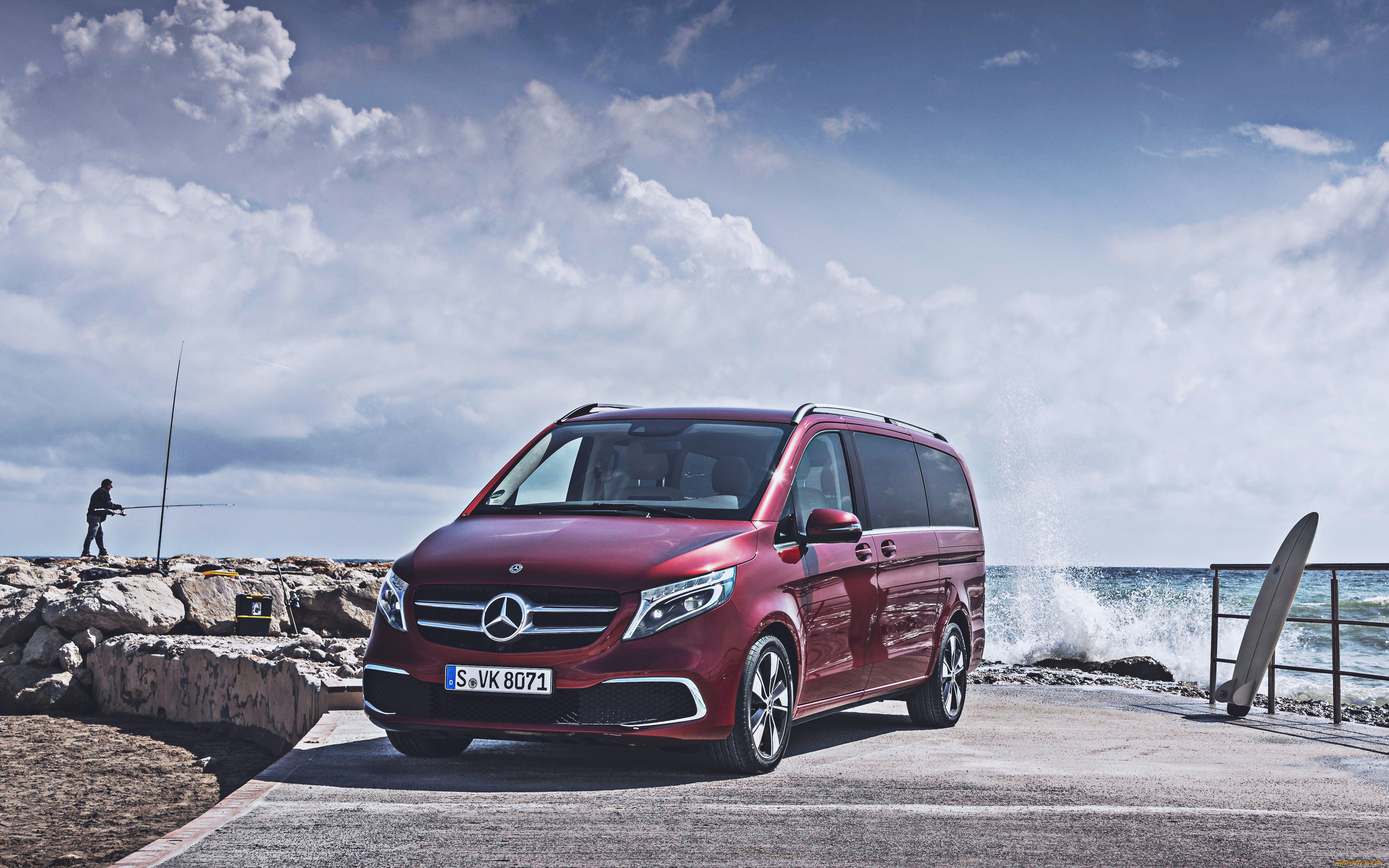 2019, mercedes-benz, v300, автомобили, mercedes-benz, d, exclusive, line, микроавтобус, 2019, br447, тюнинг, немецкие, mercedes, benz