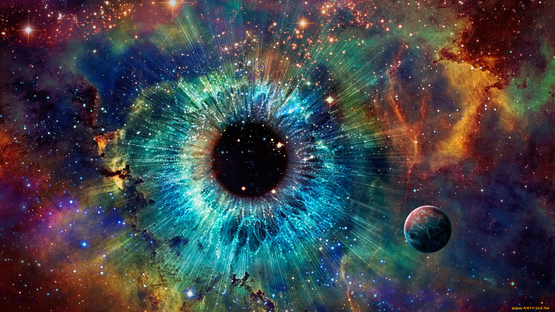 космос, арт, вселенная