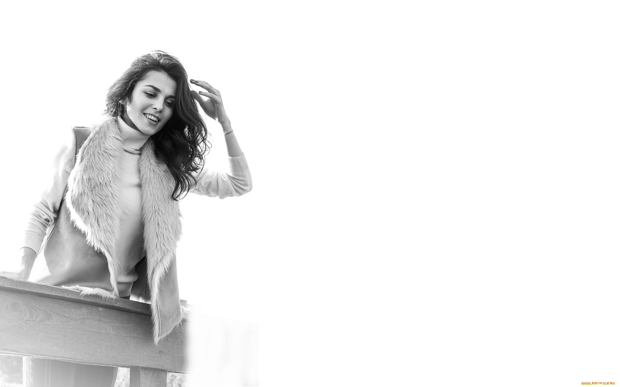 музыка, сати, казанова, певица, мех, черно-белая
