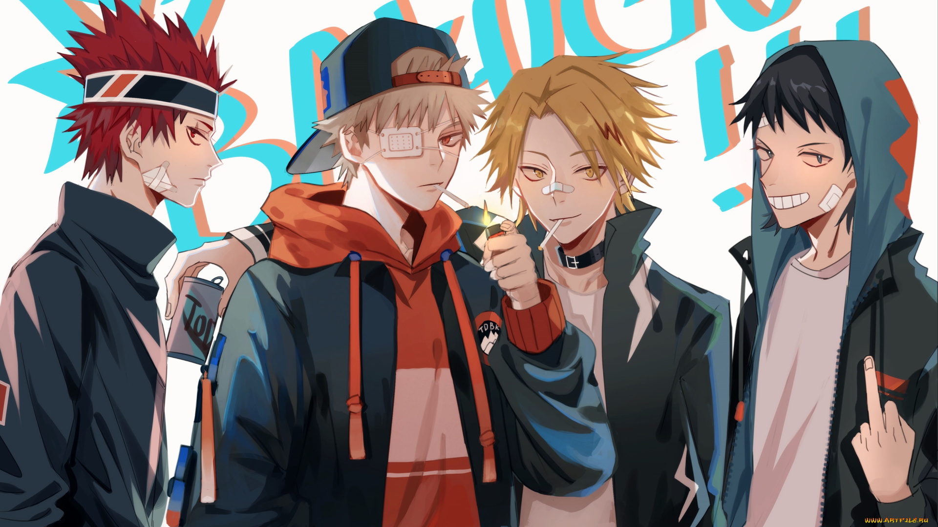 аниме, boku, no, hero, academia, моя, геройская, академия