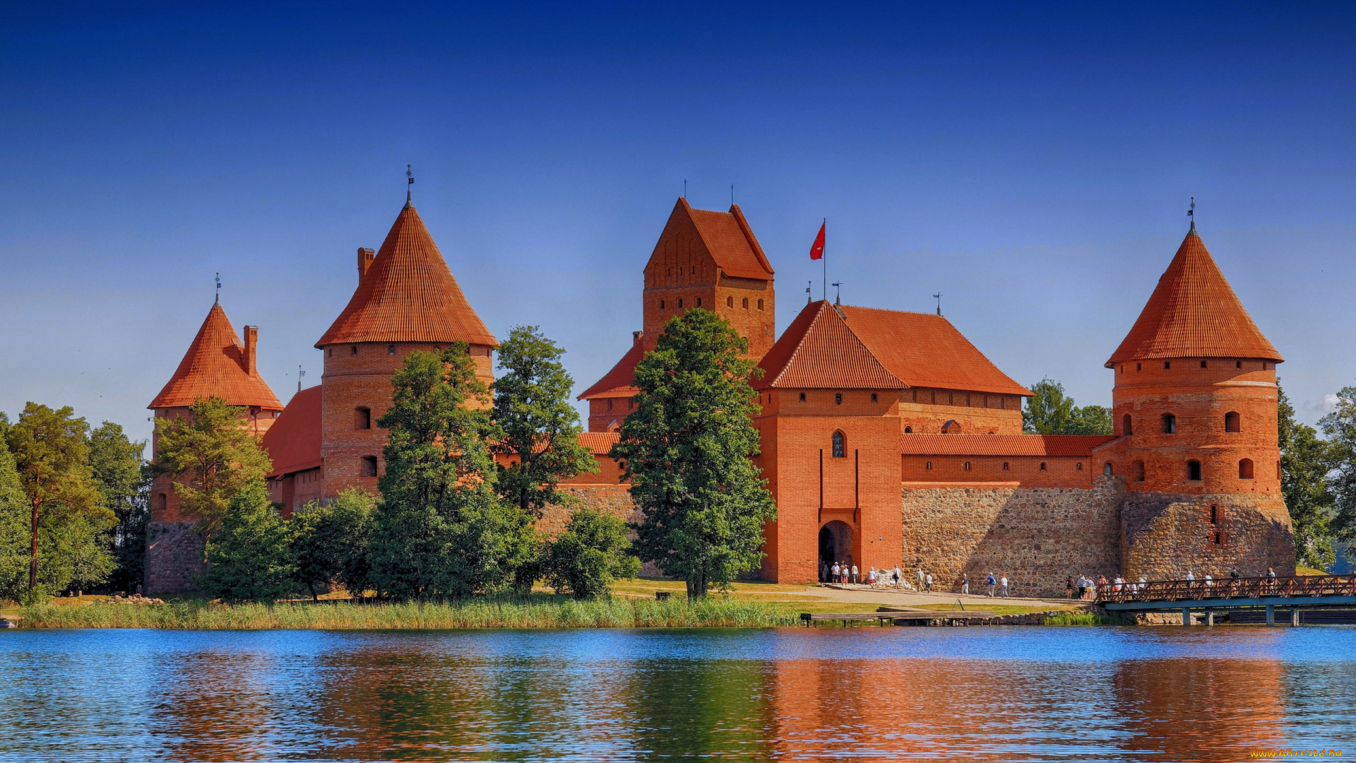 trakai, castle, города, тракайский, замок, , литва, trakai, castle