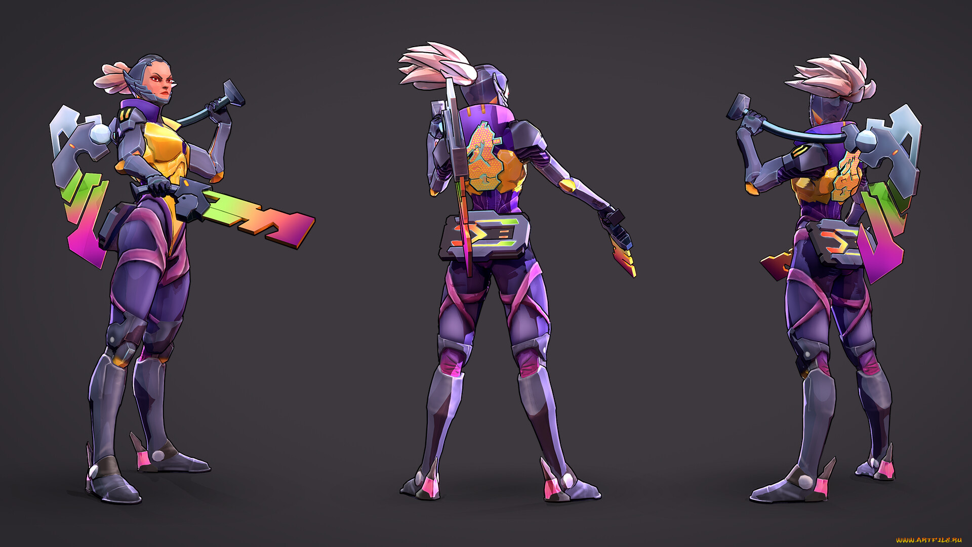 видео, игры, league, of, legends, ракурсы, оружие, akali