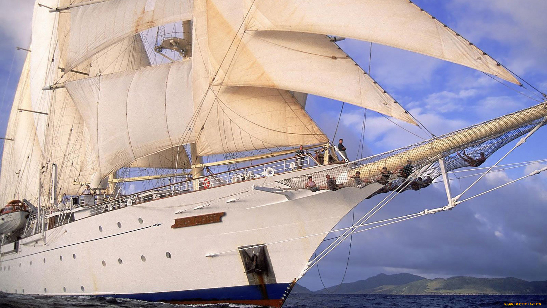 корабли, парусники, парусник, море