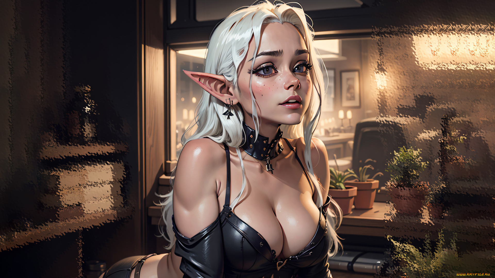 фэнтези, эльфы, девушка, эльф