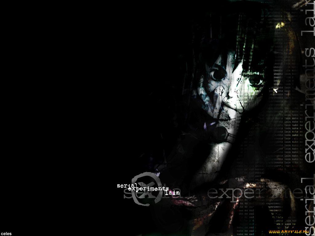 одиночество, аниме, lain