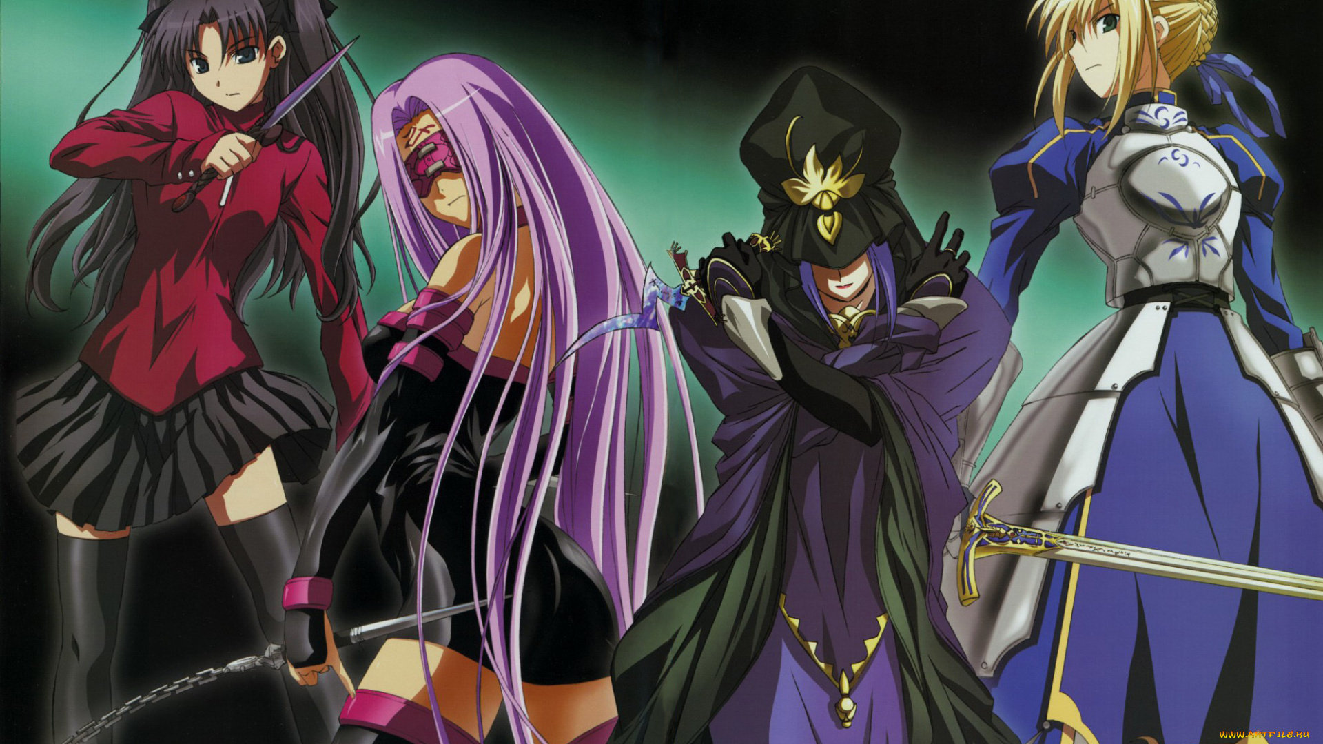 аниме, fate, stay, night