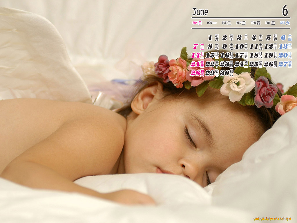 календари, дети