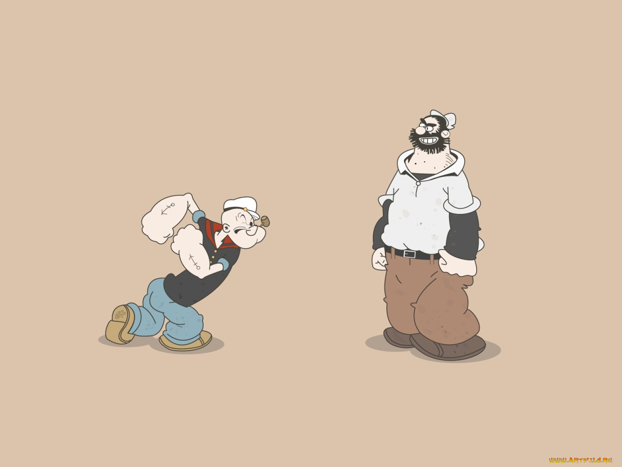 мультфильмы, popeye, the, sailor