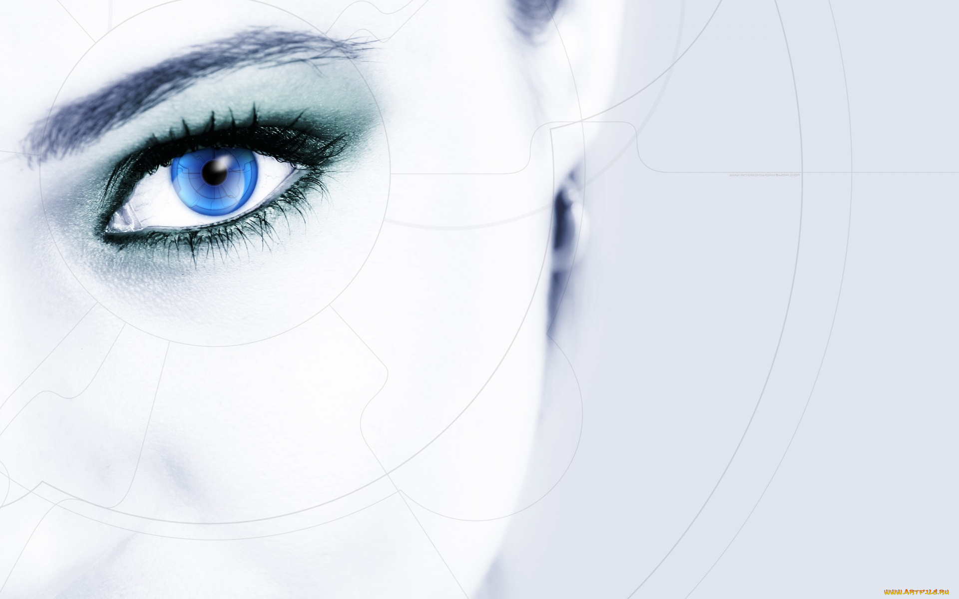 3д, графика, 3d, eyes, глаза