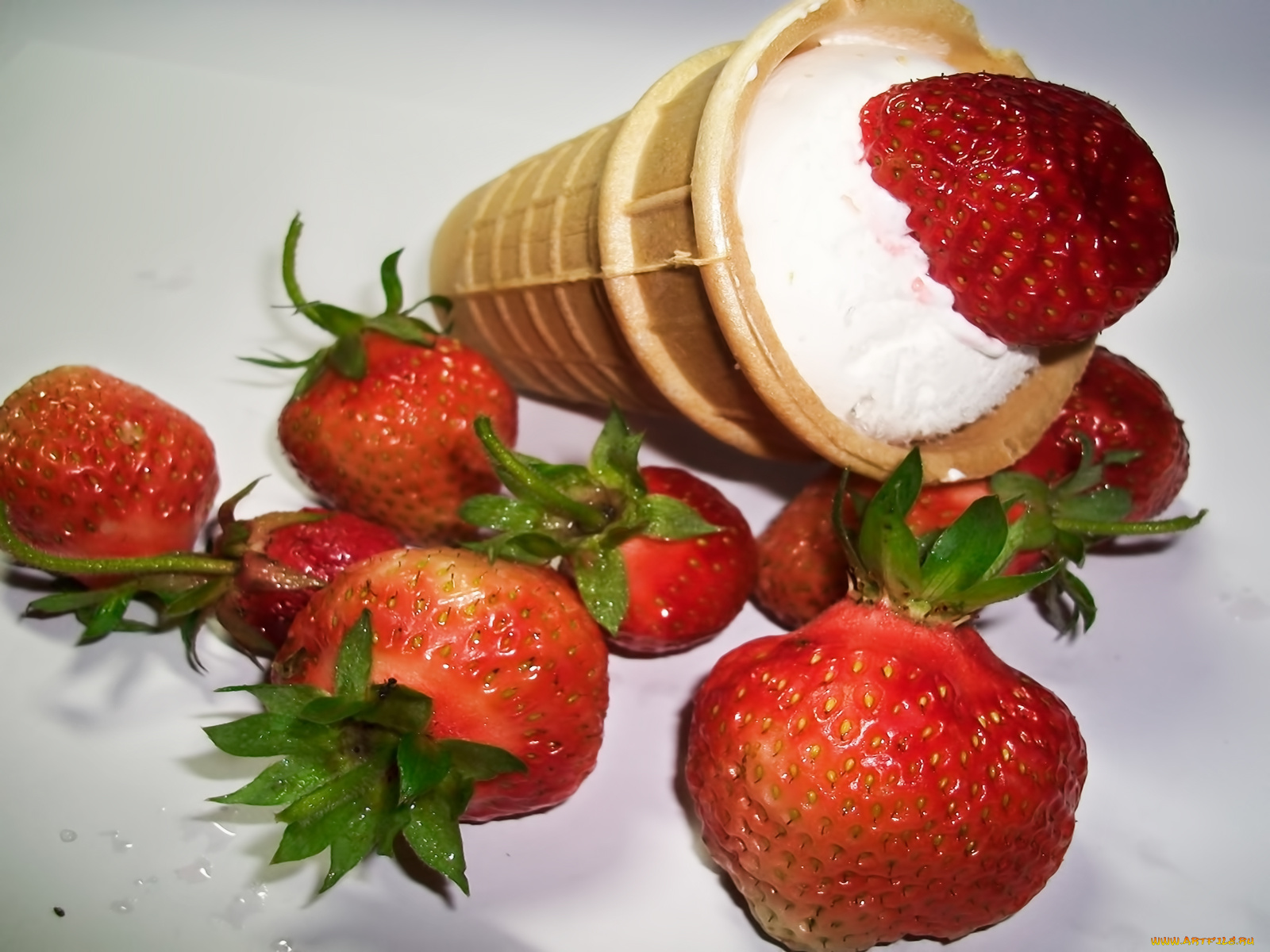 еда, мороженое, десерты