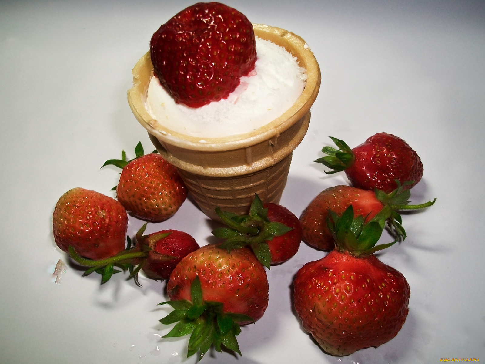 еда, мороженое, десерты