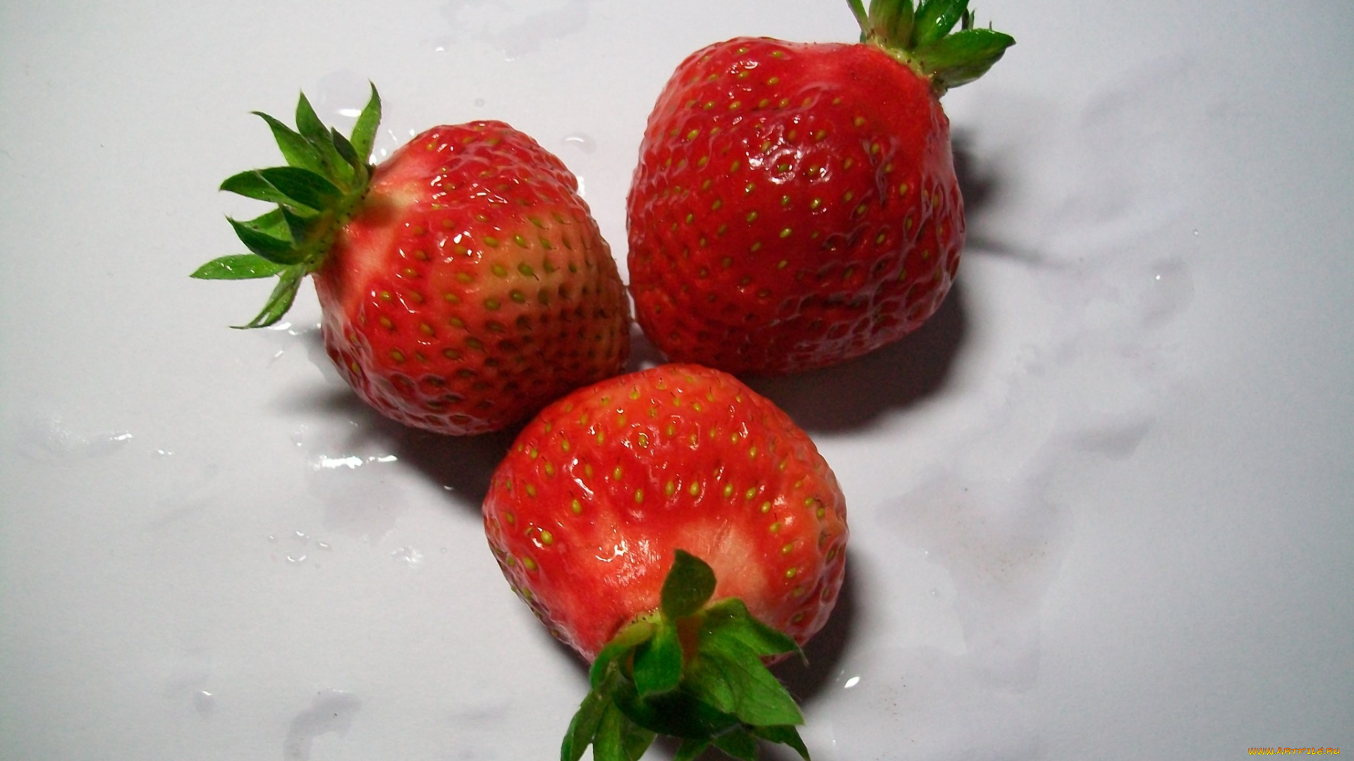 еда, клубника, земляника