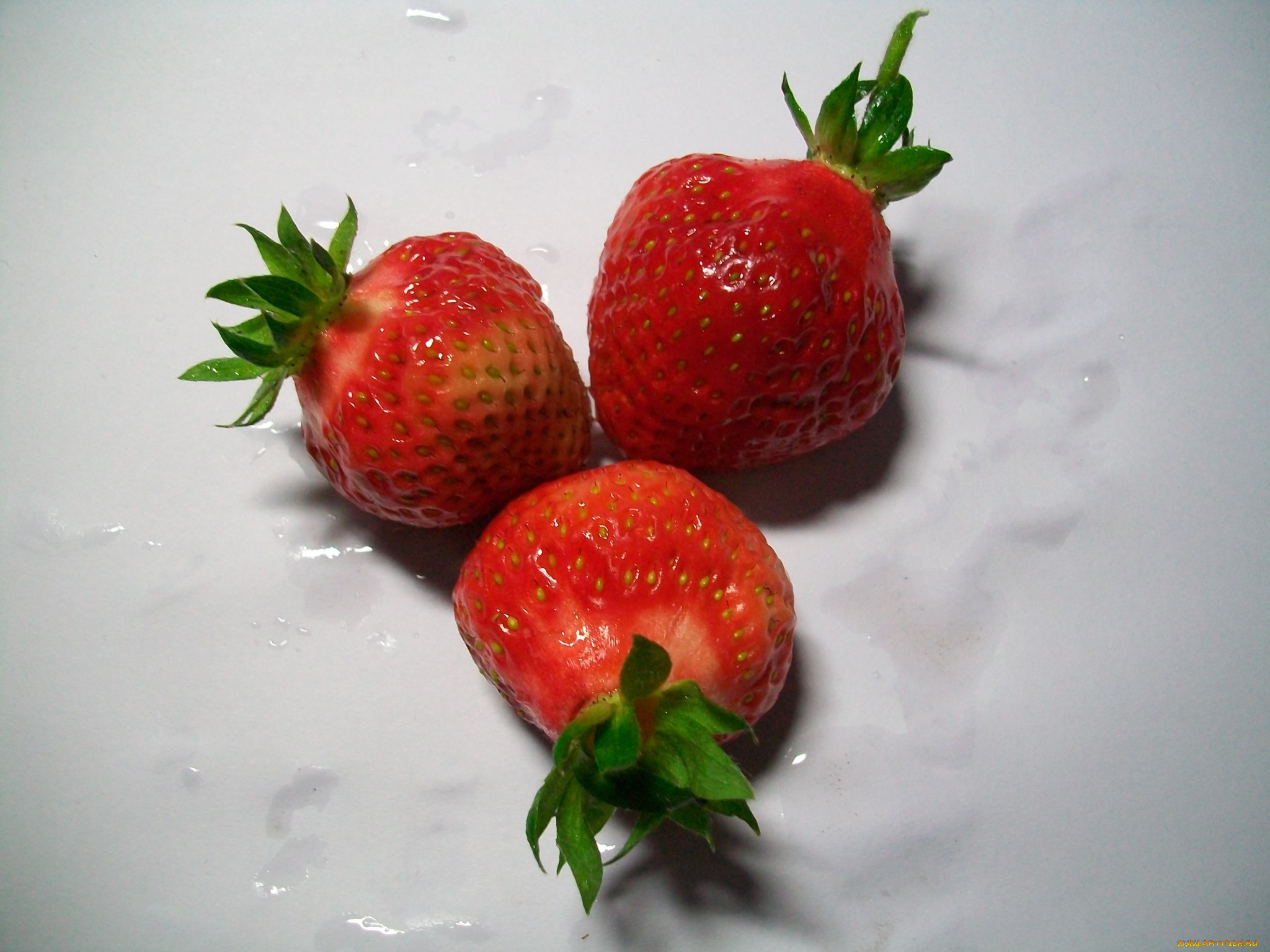 еда, клубника, земляника