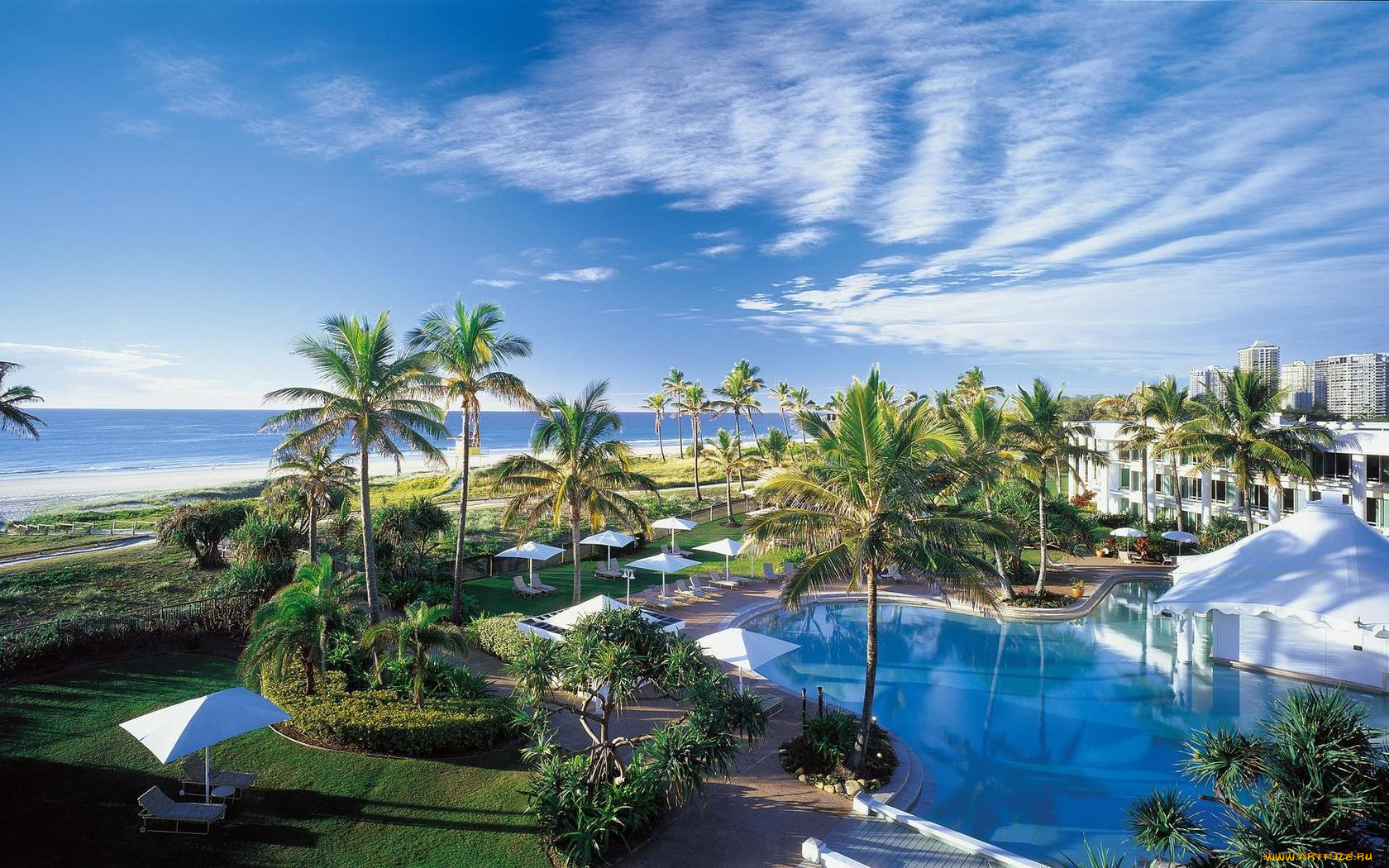 интерьер, бассейны, открытые, площадки, австралия, сидней