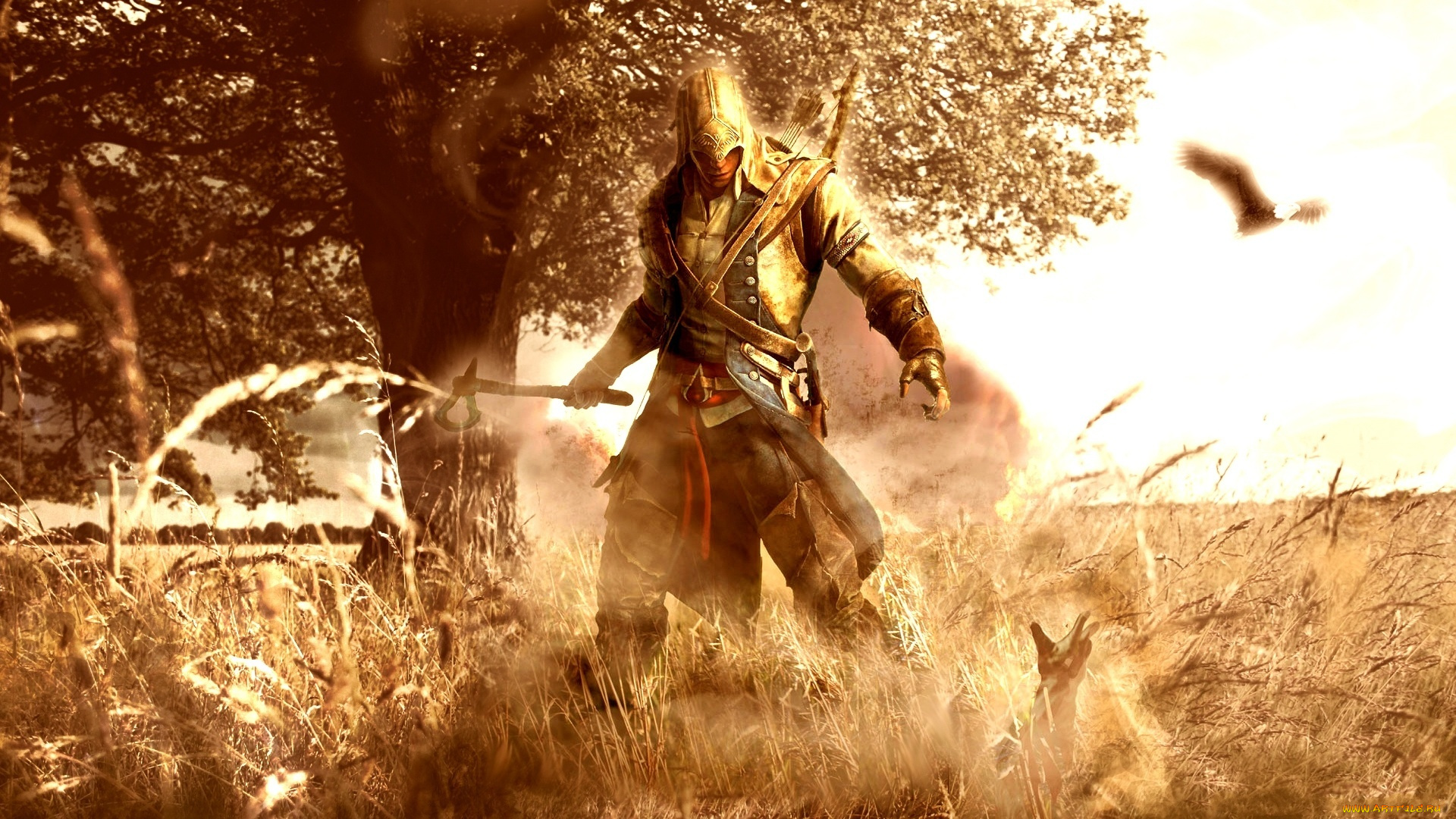 assassins, creed, видео, игры, assassin’s, iii, 3