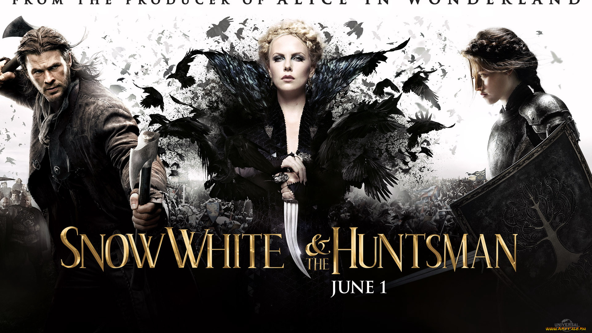 кино, фильмы, snow, white, and, the, huntsman