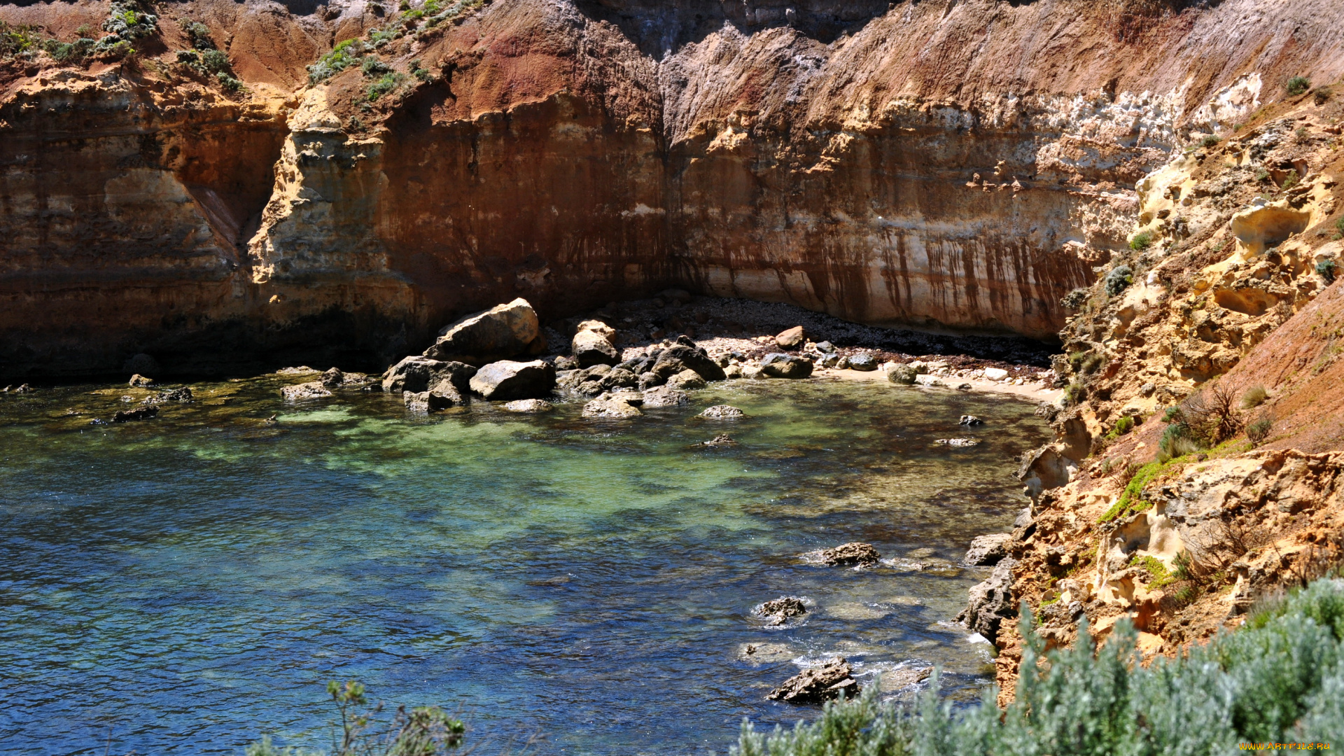 природа, побережье, port, campbell, ущелье, лох-ард, австралия