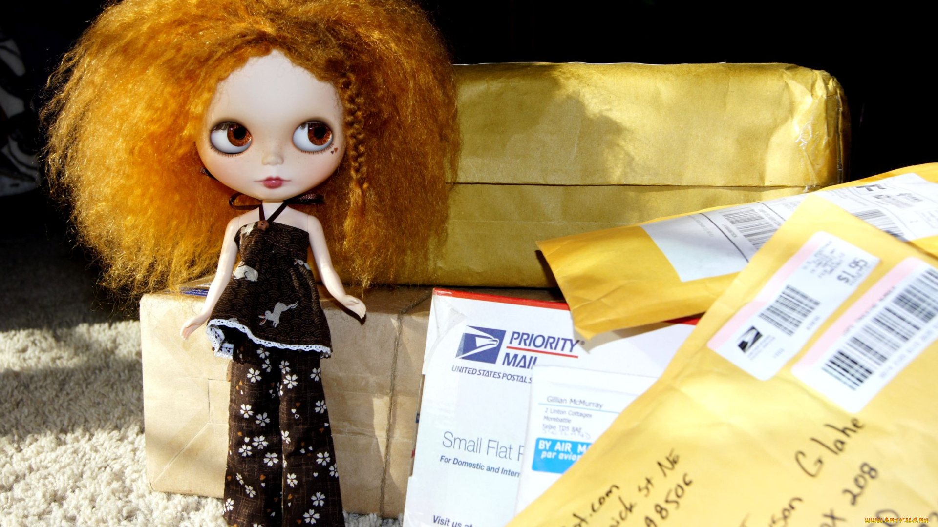 разное, игрушки, кукла, письма, почта
