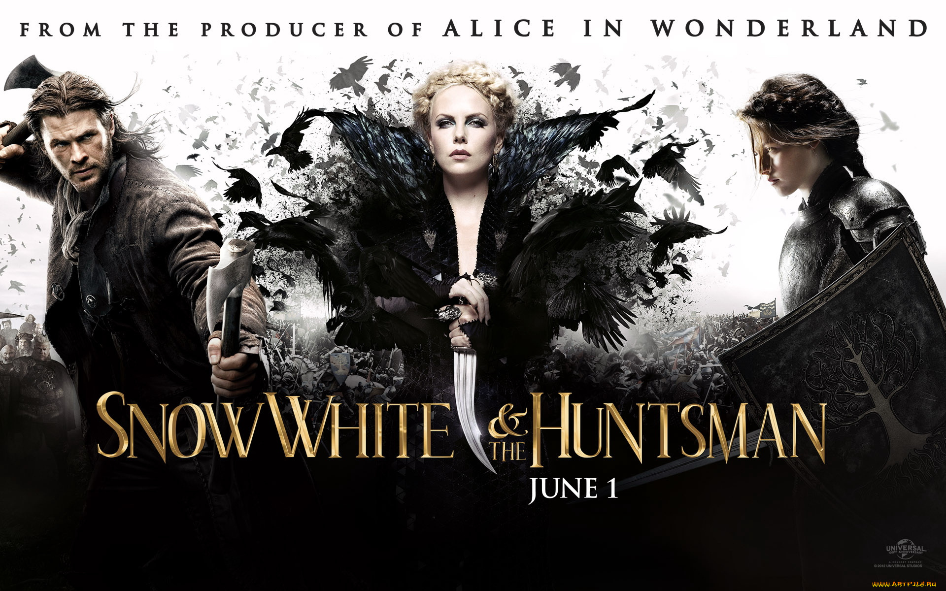 кино, фильмы, snow, white, and, the, huntsman