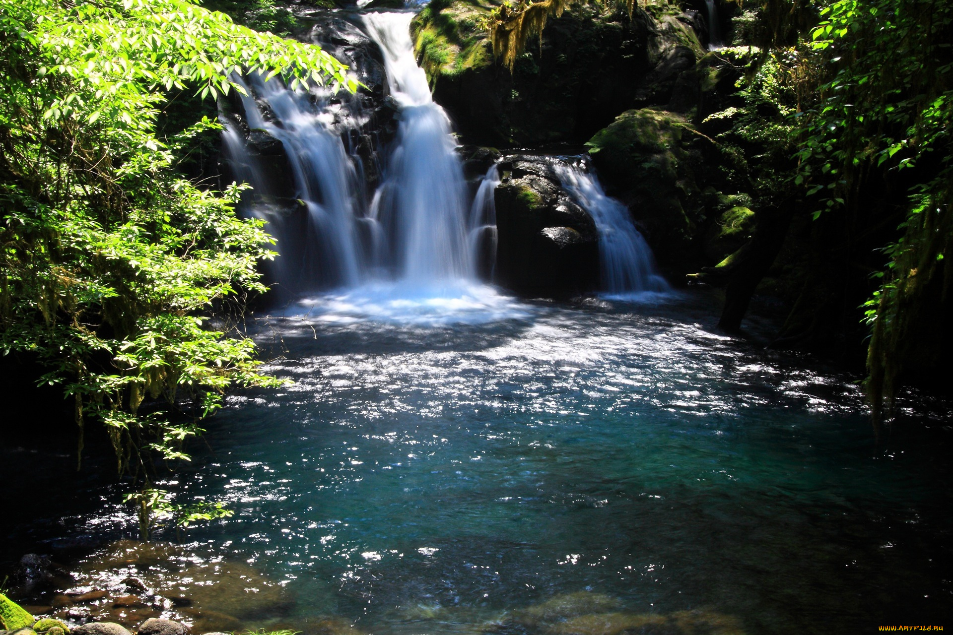 природа, водопады, вода