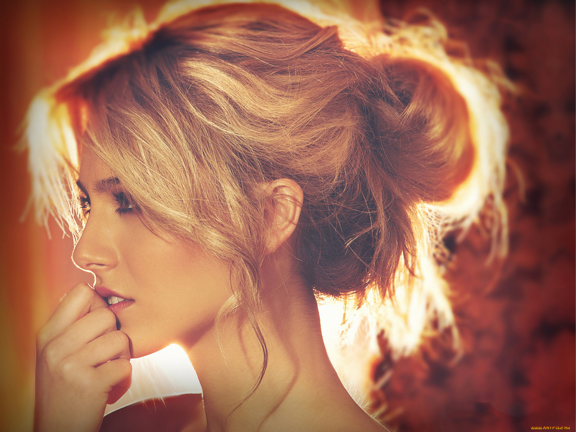 -Unsort, Лица, Портреты, задумчивая, девушки, unsort, лица, портреты, лицо, свет, взгляд