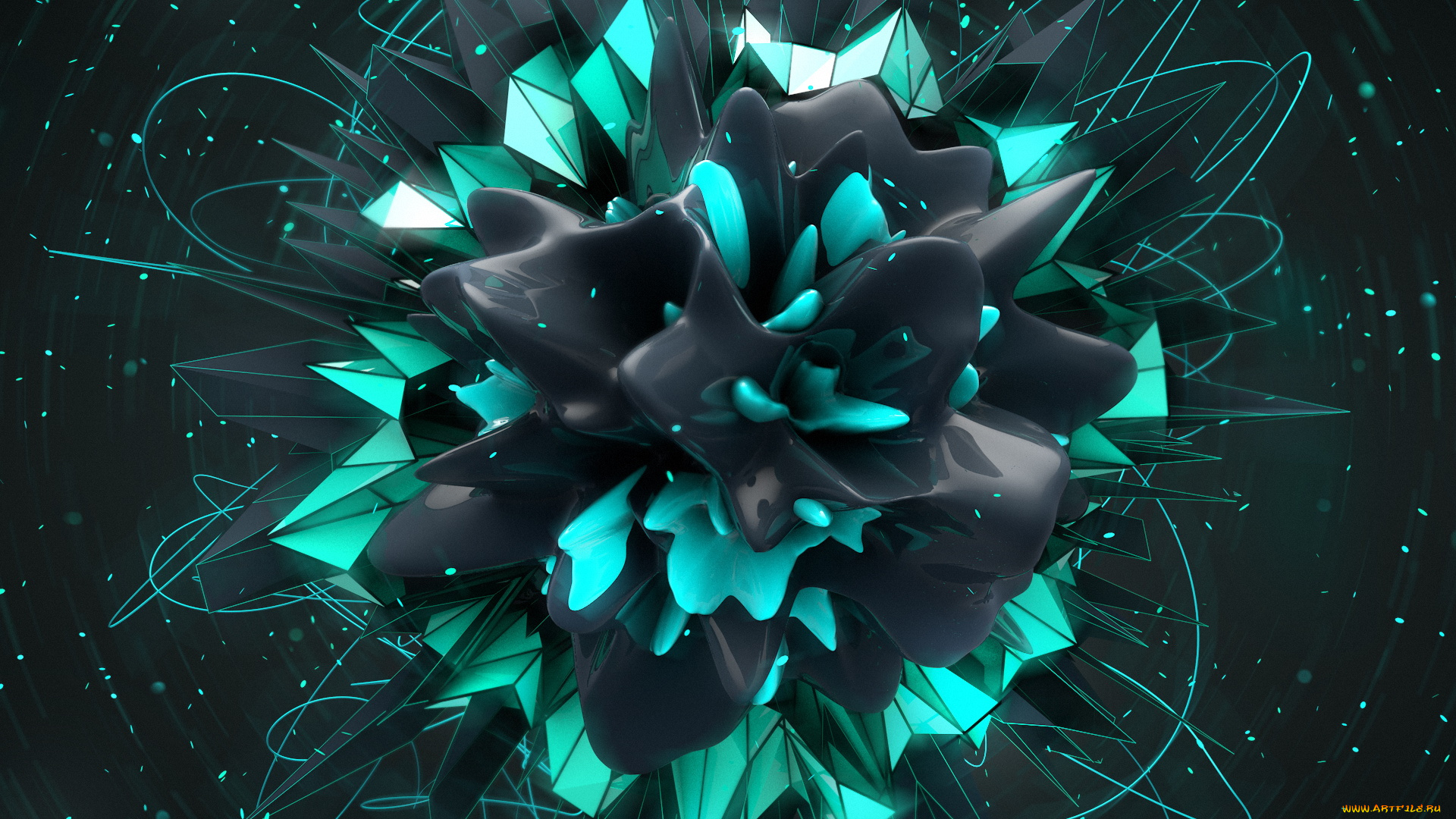 3д, графика, abstract, абстракции, узор