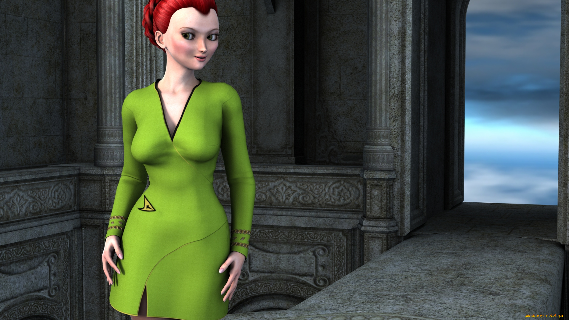 3д, графика, people, люди, девущка