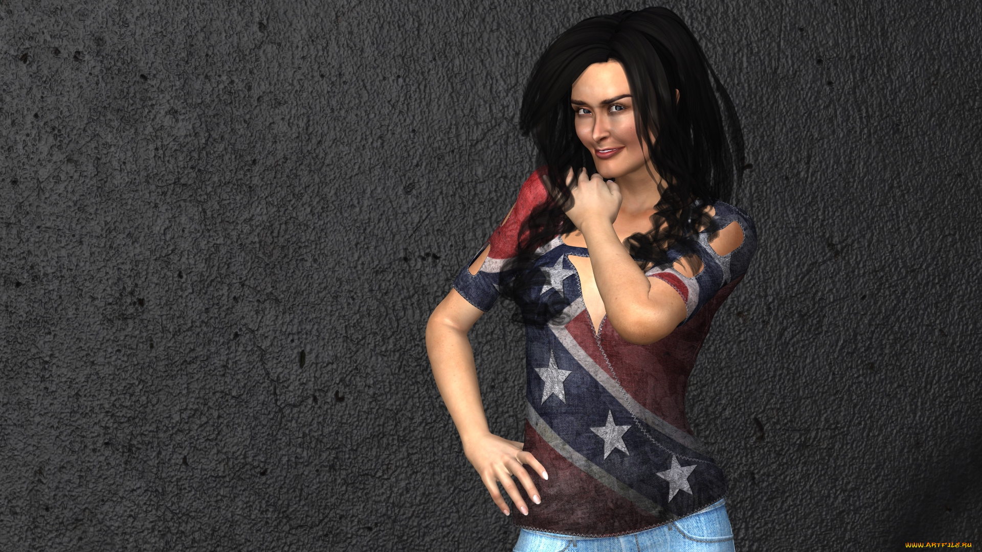 3д, графика, people, люди, девушка