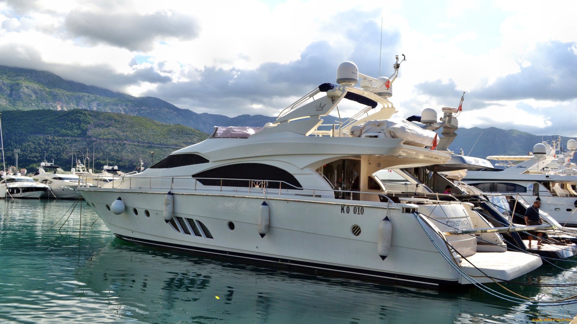 Черногория, будва, корабли, Яхты, порт, яхта