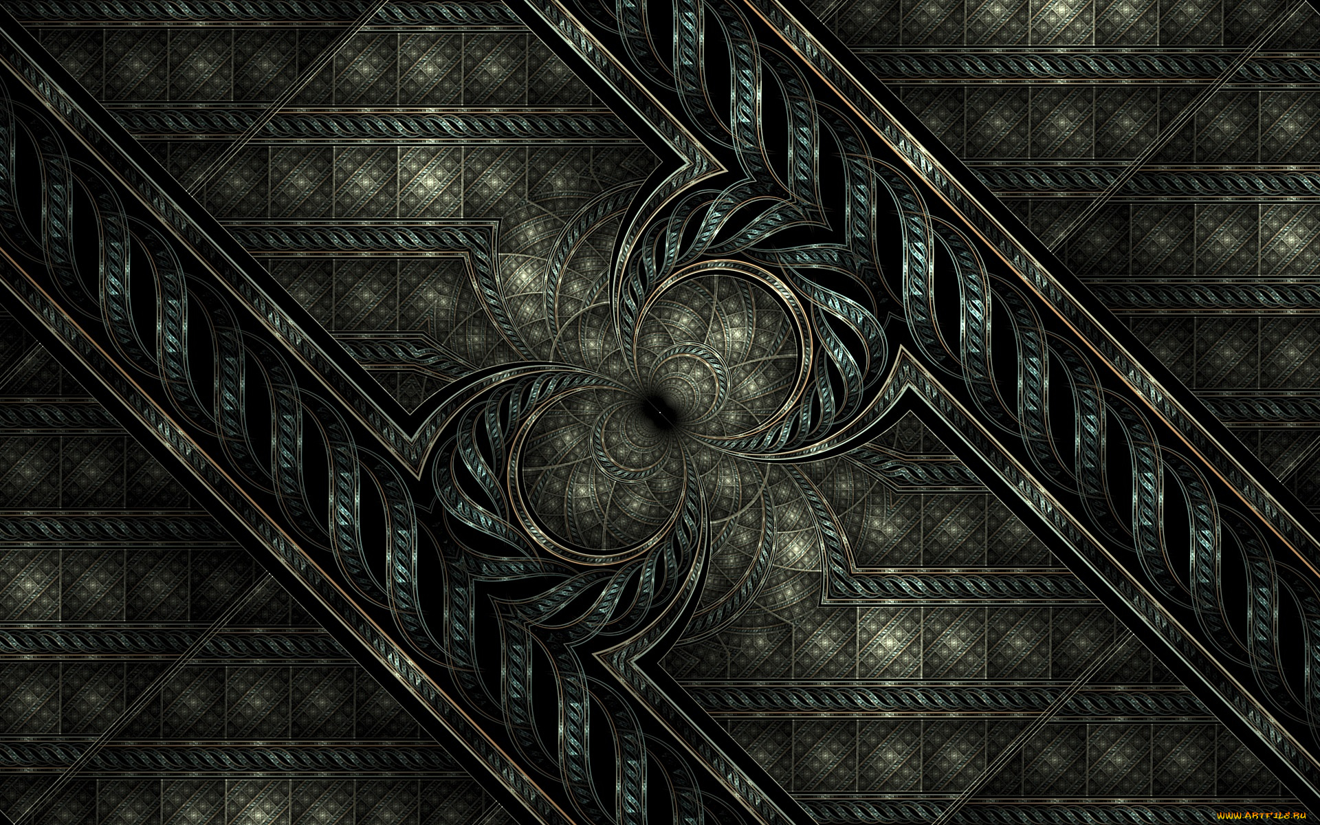 3д, графика, fractal, фракталы, узор